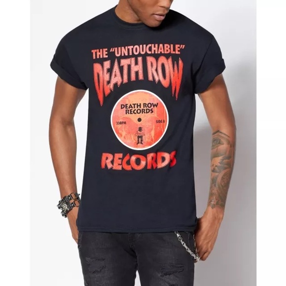 Death Row Records “The Untouchable” Graphic Tee – Size XL – Black - Picture 1 of 6